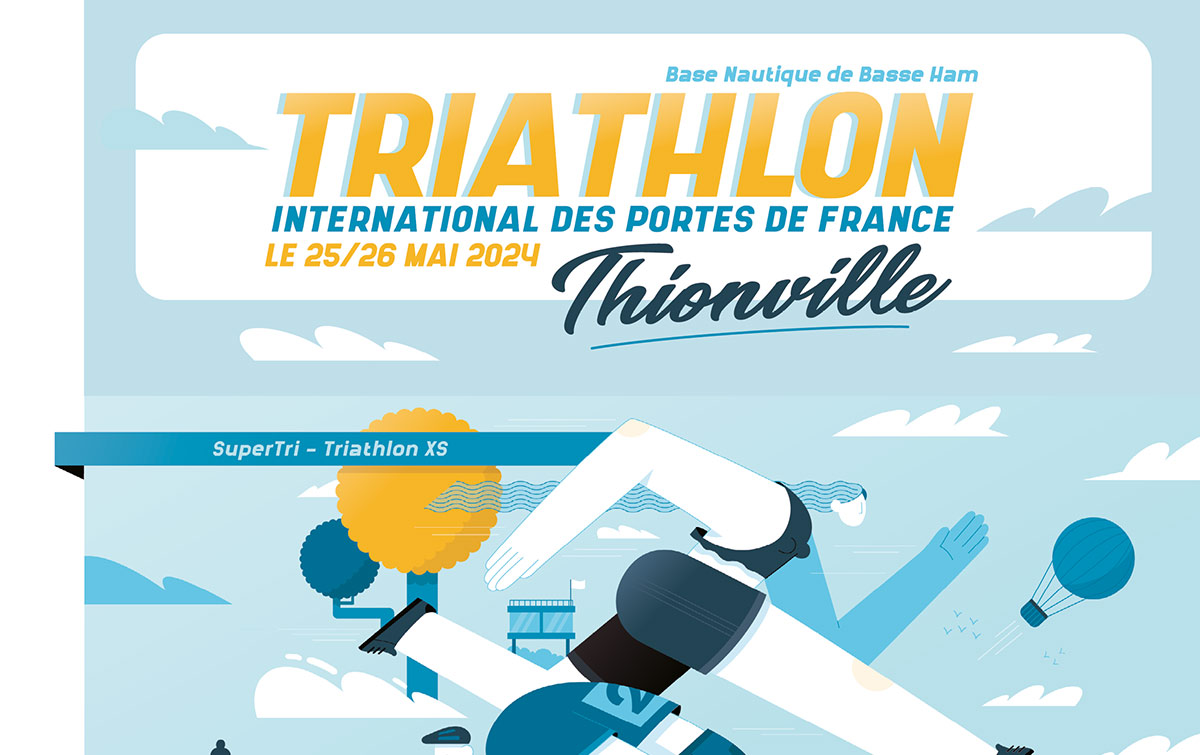 Triathlon Thionville départ à Basse-Ham les 25 et 26 mai 2024